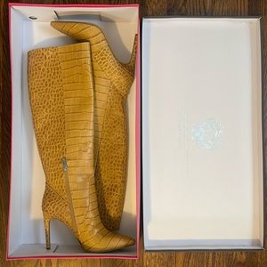 Vince Camaro. Mustard crocs boots